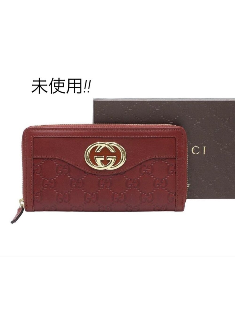 Gucci Interlocking G Guccissima Leather Wallet